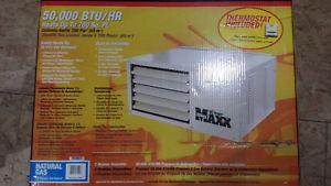  BTU Natural Gas Heater and 4" Verticat Vent Kit