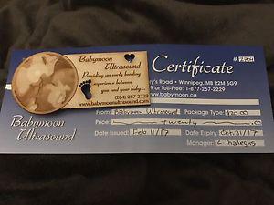 Babymoon Gift Certificate