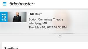 Bill Burr comedy tickets