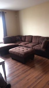 Brown sectional $400 obo