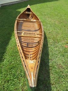 Cedar Strip Canoe handcrafted