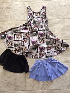 Children's place dress and dance skirts
