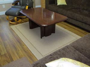 Coffee table in cherry black in mint condition