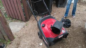 Craftsman snow thrower used once