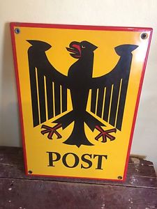  German Post office sign