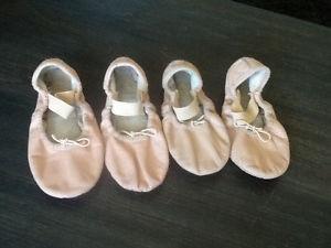 Girls ballet shoes, leotard, skirt, footless tights