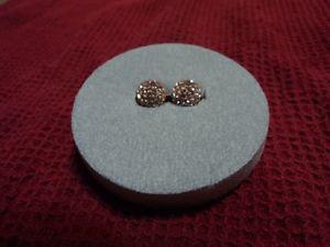Gold Sparkle Ball Earrings for Mother's Day