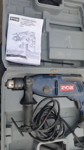 Good Condition Heavy Duty Ryobi Hammer Drill Used for one