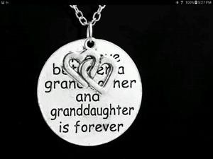 Grandmother Granddaughter necklace