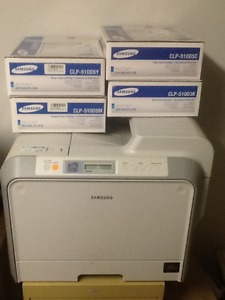 HP Colour Lazer Printer and Ink Cartridges