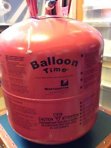 Helium tank w/balloons