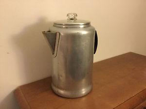 Huge camping coffee pot, complete