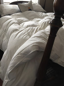 King size feather bed