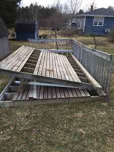 LARGE DECK/PATIO PIECES FOR SALE _ GREAT FOR COTTAGE OR