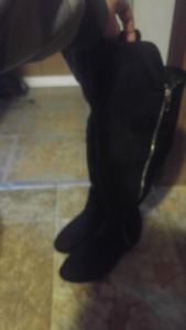 Ladies knee high boots