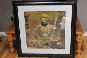 Large framed Buddha pic