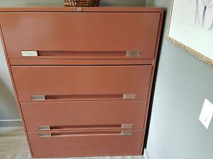 Lateral 4 drawer filing cabinet