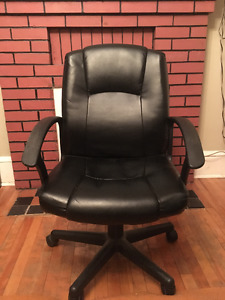 Leather Office Chair- 90$ OBO