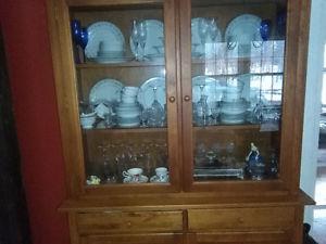 Maple China Cabinet