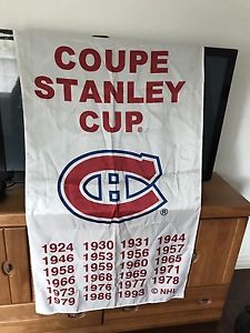Montreal Canadiens Stanley cup banner