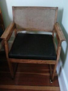 Oak accent chair