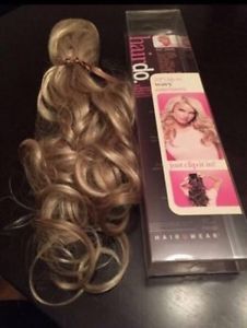 One piece clip-in hair extension (curled)
