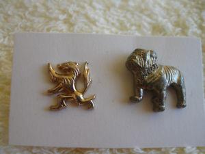 PAIR of OLD VINTAGE COLLECTOR LAPEL PINS