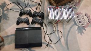 Ps3 console + accessories+ 20 games