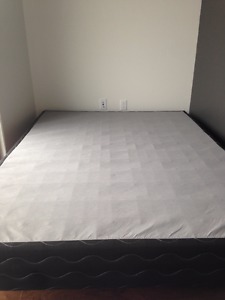 Queen Box Spring and Metal Frame
