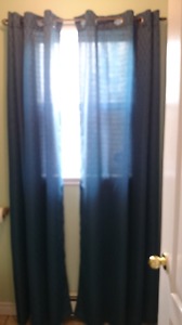 Royal blue curtains