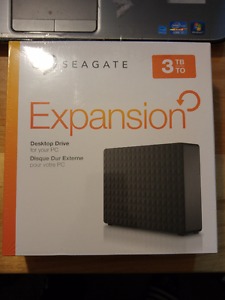 Seagate - Expansion 3TB External USB 3.0 Desktop Hard Drive