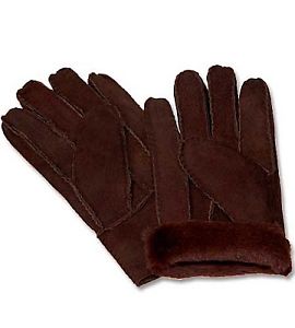 Sheepskin Suede Gloves for Women