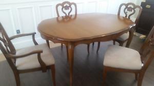 Solid Wood Table & Chairs