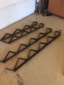 Steel stair stringers