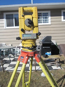 Survey Equipment - Topcon GTS312 Survey Instrument & Access.