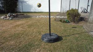 TETHER BALL SET +(NEW) EXTRA BALL, CORD, AND BASE