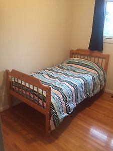 Twin bed frame - solid wood