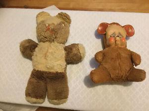 Two Vintage Teddy Bears