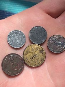 Vintage WWII German coins $10 each