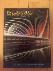Wanted: Precalculus: Mathematics for Calculus