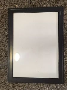White board with frame