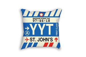 YYT St. John's Throw Pillow