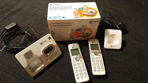 at&t 2 handset cordless answering system