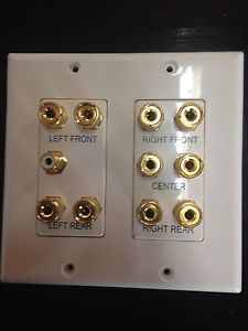 2-gang 5.1 surround sound plate