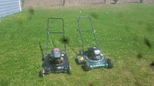 2 mowers