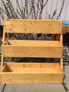 3 Tier wooden planter