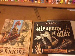 "A Hero's Guide To Warriors" and "Weapons Of War" For Sale!