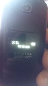 Alcatel one touch flip phone