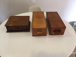 Antique Storage Boxes