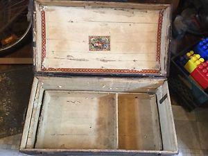 Antique steamer trunk